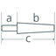 DOWEL PIN Gr. 2 mit Steckvorr.-7